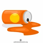 Imagine de vector suc de portocale