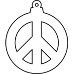 Imagem do símbolo da paz.