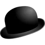 Vector de sombrero bombín Chaplin dibujo