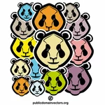 Pandabjörnar