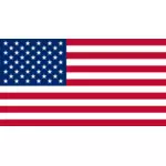 Bandiera degli Stati Uniti di grafica vettoriale