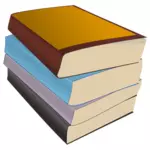 Pila di libri tascabili