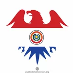 Bandera de Paraguay águila heráldica