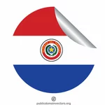 Paraguay medborgare sjunker symbolen