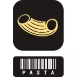 Pasta icon vector drawing