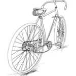Dibujo vectorial de bicicleta