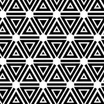 Tribal geometrisch patroon