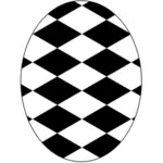 Svart-hvitt egg