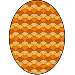 Egg med mønster