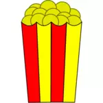 Popcorn-Vektor-illustration