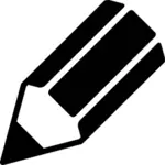Pensil pictogram vektor ilustrasi