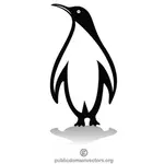 Pingwin ptak clipart