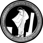 Griekse teken vector illustraties