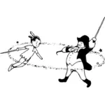 Peter Pan und Käpt ' n Hook