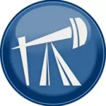 Imagine vectorială de pictograma de foraj de petrol