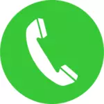Obrázek vektorové ikony telefonního hovoru