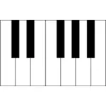 Illustrazione vettoriale di una tastiera