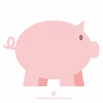 Piggy bank rosa färg