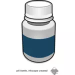 Pill bottle vector clip art