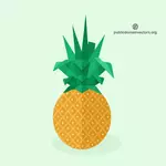 Ananas fruit glinsterende clip art