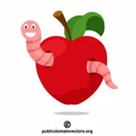 Červ v jablku