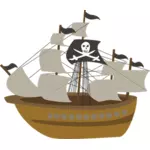 صورة قارب القراصنة