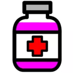 Medicament container vector imagine