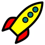 Raket pictogram vectorafbeeldingen