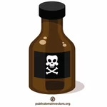 Poison fles met label
