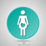 Simbolo della donna incinta