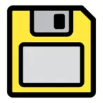 Floppy disk vektorový obrázek