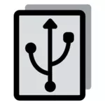 USB-Datenträger-Vektor-Bild