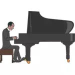 Manliga pianist
