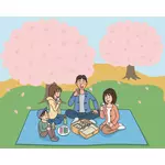 Cherry blossom picknick