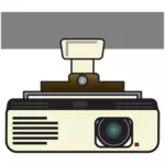 Video projektor vektorový obrázek