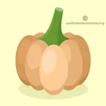 Black pumpkin vector clip art