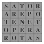 Kwadrat z łacińskich słów