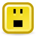 Big mouth smiley vector icon
