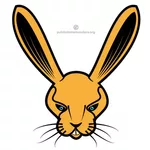 Grafika wektorowa dziki królik