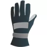 Kulit Balap sarung tangan vektor gambar