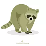 Raccoon vector clip art