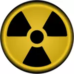 Clipart vetorial de símbolo de radiação nuclear