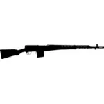 Vetor de rifle SVT40 soviético