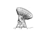 Radioteleskop obrázek
