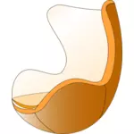 Ilustración de vector futurista silla