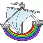Barca di arcobaleno