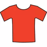 בתמונה וקטורית ' חולצה אדומה '