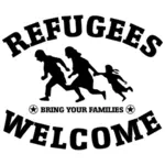 Flyktingar Välkommen - ta med era familjer
