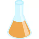 Chemistry flask vector image