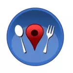 餐厅的地图位置